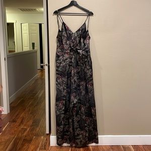 Green jungle print Sheike size 12 AU jumpsuit. Worn once. Perfect condition.